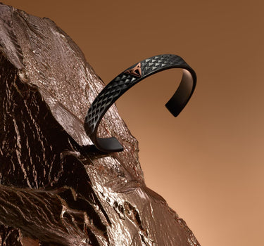 MAM | CUPRA Parametric bracelet L size in ruthenium and copper details