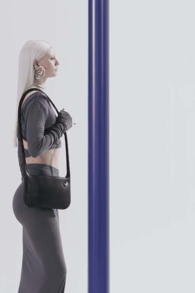 Borsa LOCK | pochette bianca