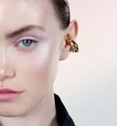 Thick ear cuff in 18K gold finish